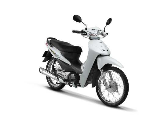 Honda Wave Alpha 100cc – trắng đen bạc | Mua Xe Máy