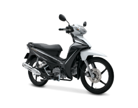 Honda Blade 110cc - thể thao - đen trắng